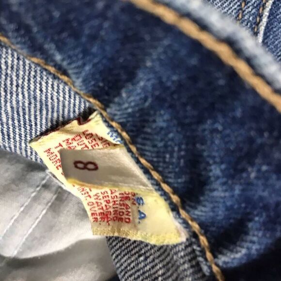 Calvin Klein Vtg Straight Jeans Size 8 - Picture 11 of 12